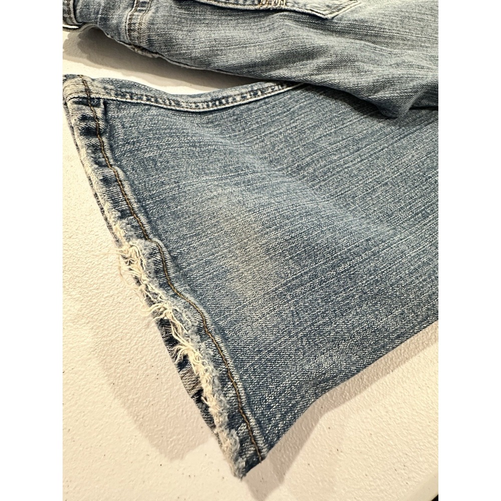 American Eagle Vintage Y2K Jeans Stretch Skinny Flare Sz 6 Regular 31.5" Inseam - Picture 14 of 16